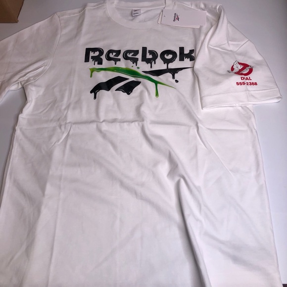 Reebok Ghostbusters Mens Small Size Graphic Halloween T Shirt - Picture 1 of 5
